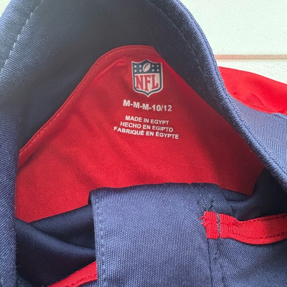 New England Patriots Boys 1/4 Zip Lightweight Shirt Size Medium - Picture 4 of 6